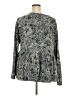 Doe & Rae Gray Long Sleeve Blouse Size 3X - photo 2