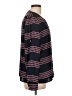 Banana Republic 100% Polyester Stripes Black Long Sleeve Blouse Size L - photo 4