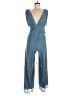 Lulus 100% Polyester Solid Teal Jumpsuit Size M - photo 1