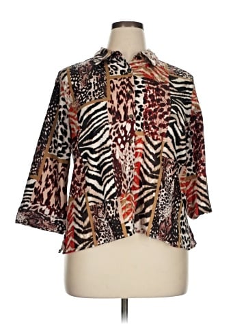 Allison Daley 3/4 Sleeve Blouse (view 1)
