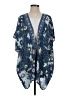 Ann Taylor LOFT 100% Modal Blue Kimono Size XS - photo 1