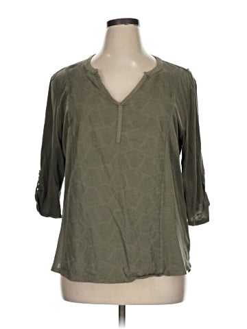 SONOMA life + style 3/4 Sleeve Blouse (view 1)