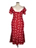 Karl Lagerfeld Paris 100% Polyester Red Casual Dress Size 14 - photo 2