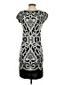Max Studio Graphic Silver Cocktail Dress Size XS - photo 2