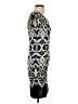 Max Studio Graphic Silver Cocktail Dress Size XS - photo 4