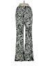 West Of Melrose 100% Polyester Animal Print Silver Casual Pants Size S - photo 1
