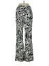 West Of Melrose 100% Polyester Animal Print Silver Casual Pants Size S - photo 2