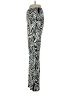 West Of Melrose 100% Polyester Animal Print Silver Casual Pants Size S - photo 5