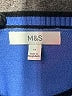 M&S 100% Acrylic Blue Pullover Sweater Size 12 - photo 7