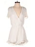 Xtaren 100% Polyester Solid Ivory Romper Size S - photo 1