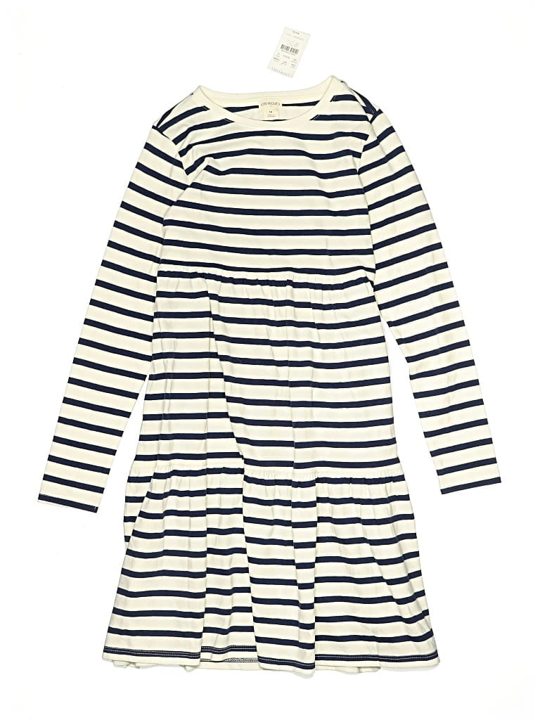 Pre-owned Crewcuts Outlet Kids' Dress In Ivory