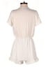 Xtaren 100% Polyester Solid Ivory Romper Size S - photo 2