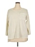 CALVIN KLEIN JEANS Ivory 3/4 Sleeve Top Size XXL - photo 1