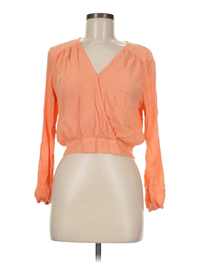 Pre-owned O'neill Long Sleeve Blouse In Orange