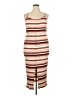 Mudd Stripes Brown Casual Dress Size XXL - photo 1