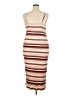 Mudd Stripes Brown Casual Dress Size XXL - photo 2