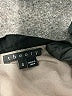 Theory 100% Silk Metallic Silver Silk Skirt Size 4 - photo 4