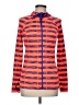 Lukka Stripes Orange Zip Up Hoodie Size M - photo 1