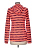 Lukka Stripes Orange Zip Up Hoodie Size M - photo 2