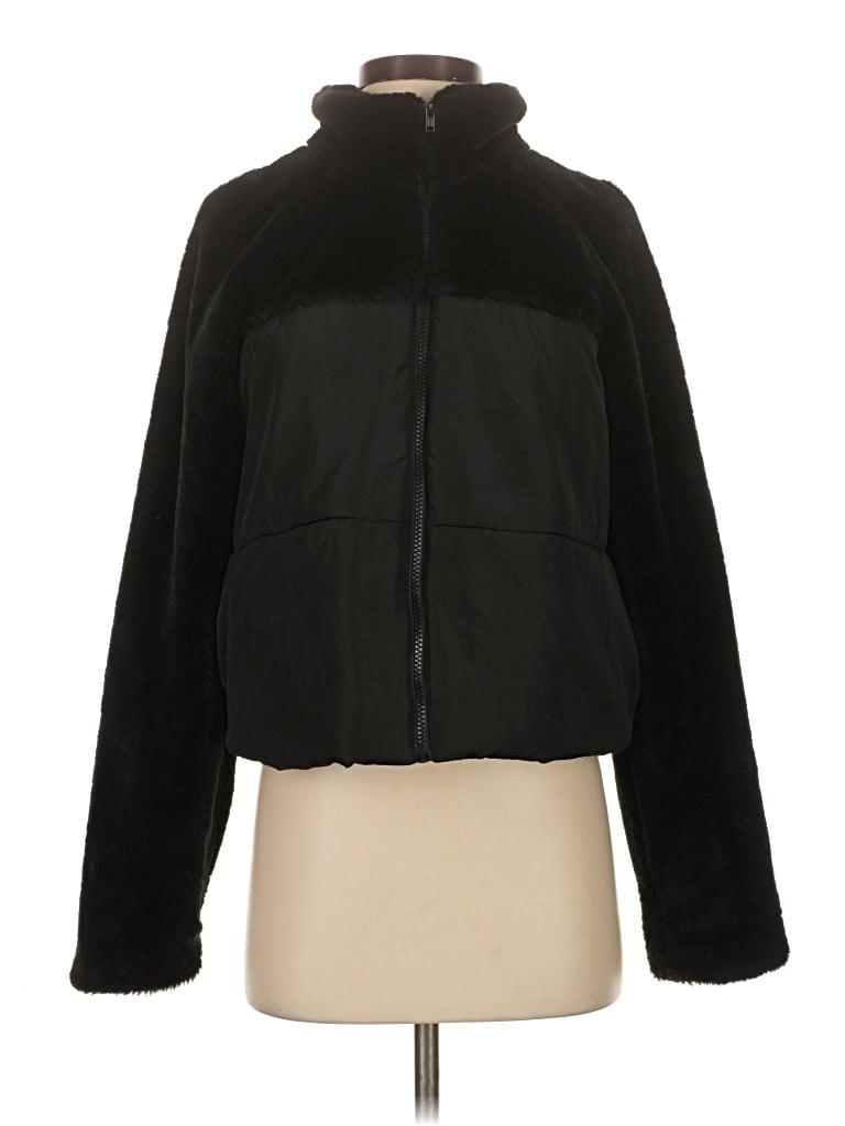 Pre-owned And Now This Faux Fur Jacket In Black