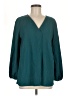 First Love Teal Long Sleeve Blouse Size M - photo 1
