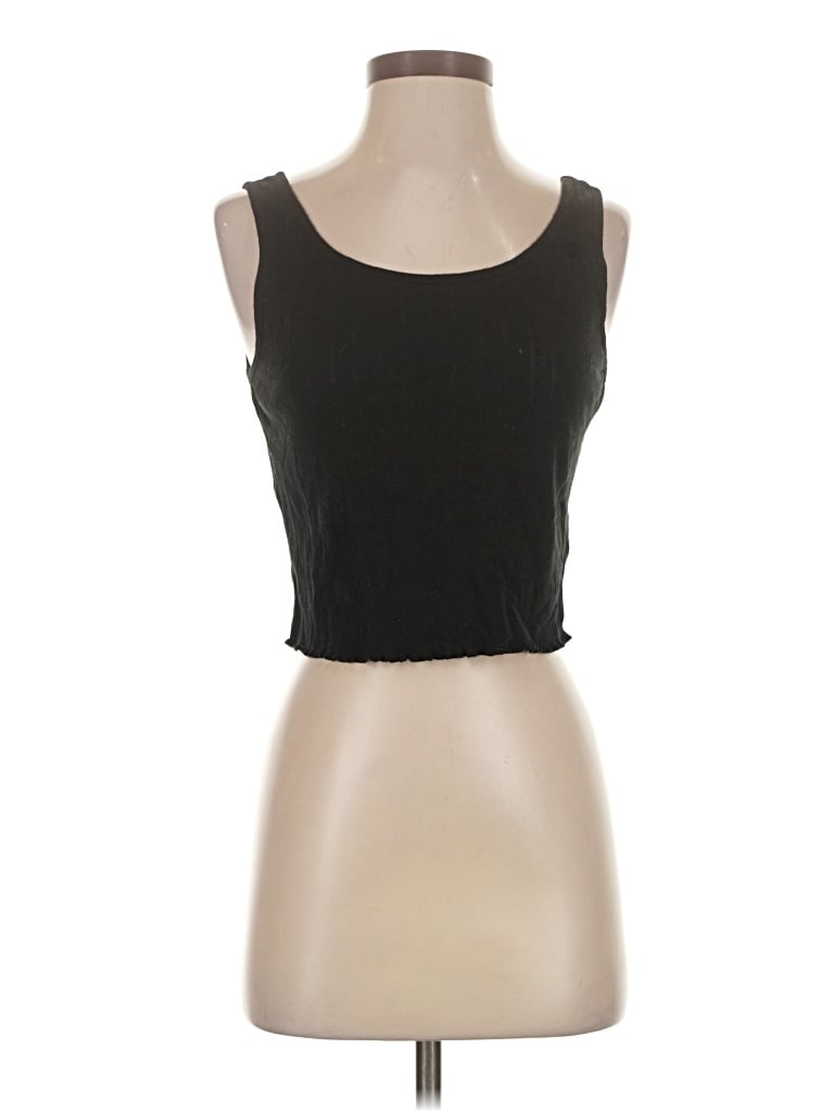 Pre-owned Splendid Tank Top Black Strapless Neckline Tops