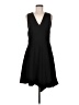 DKNY 100% Polyester Solid Black Cocktail Dress Size 6 - photo 1