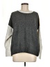 Vince Camuto Color Block Gray Pullover Sweater Size M - photo 1