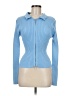 Daisy Street 100% Polyester Blue Cardigan Size 6 - photo 1