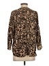 Mittoshop Animal Print Brown 3/4 Sleeve Blouse Size S - photo 2