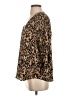 Mittoshop Animal Print Brown 3/4 Sleeve Blouse Size S - photo 5