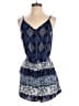 Forever 21 100% Polyester Paisley Blue Romper Size S - photo 1