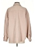 Shein Tan Long Sleeve Button-Down Shirt Size S - photo 2