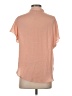 Naked Zebra 100% Polyester Pink Short Sleeve Blouse Size S - photo 2