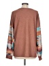 Bibi Brown Long Sleeve Top Size L - photo 2