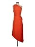 Shein 100% Polyester Orange Cocktail Dress Size 4 - photo 1
