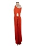 Shein 100% Polyester Orange Cocktail Dress Size 4 - photo 5
