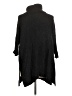 Aqua 100% Cashmere Black Poncho Size M - photo 2