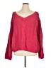 Unbranded Solid Pink Pullover Sweater Size 2X - photo 1