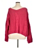 Unbranded Solid Pink Pullover Sweater Size 2X - photo 2