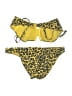 Zimmermann Animal Print Yellow Two Piece Swimsuit Size 6 (1) - photo 2