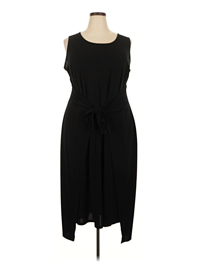 Pre-owned Lane Bryant Casual Dress In Black