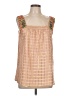 Vineet Bahl 100% Polyester Pink Sleeveless Blouse Size L - photo 1