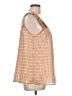 Vineet Bahl 100% Polyester Pink Sleeveless Blouse Size L - photo 4