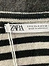 Zara Stripes Ivory Short Sleeve Turtleneck Size S - photo 7
