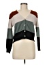 Shein Color Block Brown Cardigan Size 6 - photo 1