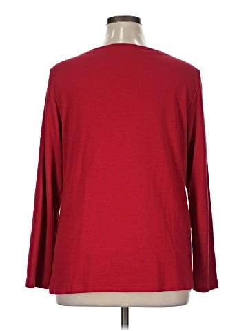 Karen Scott Long Sleeve Top (view 2)