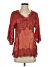 Moulinette Soeurs Orange 3/4 Sleeve Blouse Size XS - photo 1