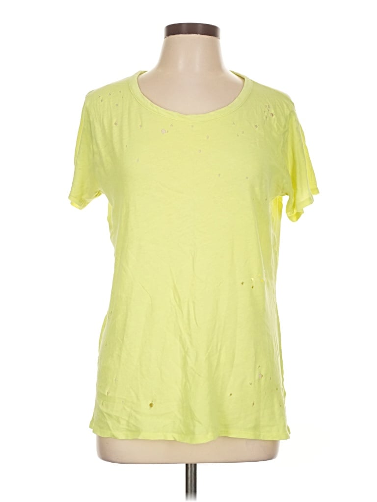 Pre-owned Chaser Short Sleeve T-shirt In Yellow