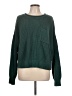 Gap 100% Cotton Solid Green Pullover Sweater Size L (tall) - photo 1